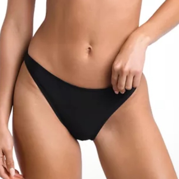 LUXE BY LISA VOGEL Black Bikini Bottom Size 10 - Picture 1 of 9